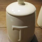 Ceramic pots with lid, coffee and tea