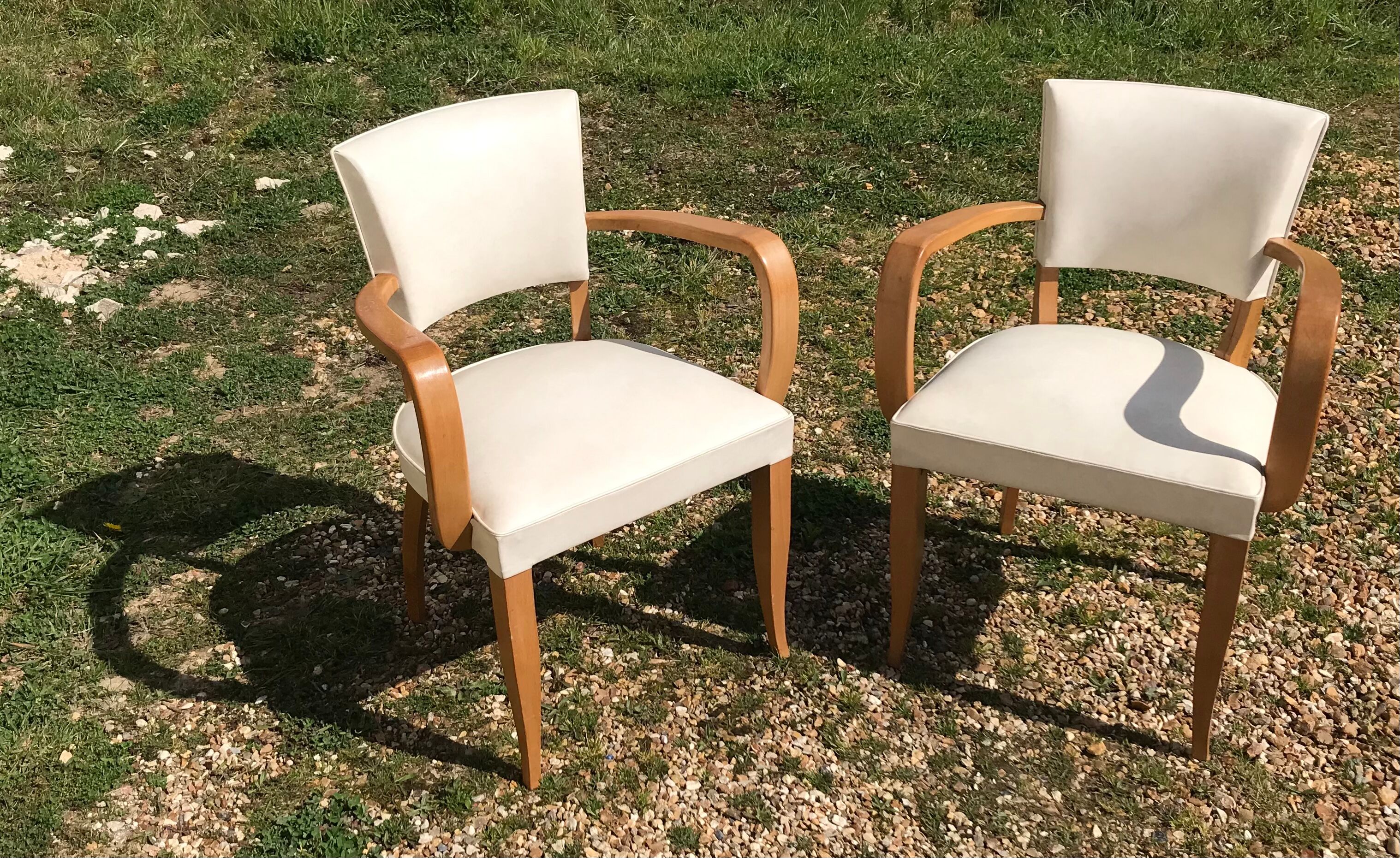 Paire de fauteuils Bridge