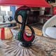 Large modernist lamp "Jamet Paris" in vintage ceramic