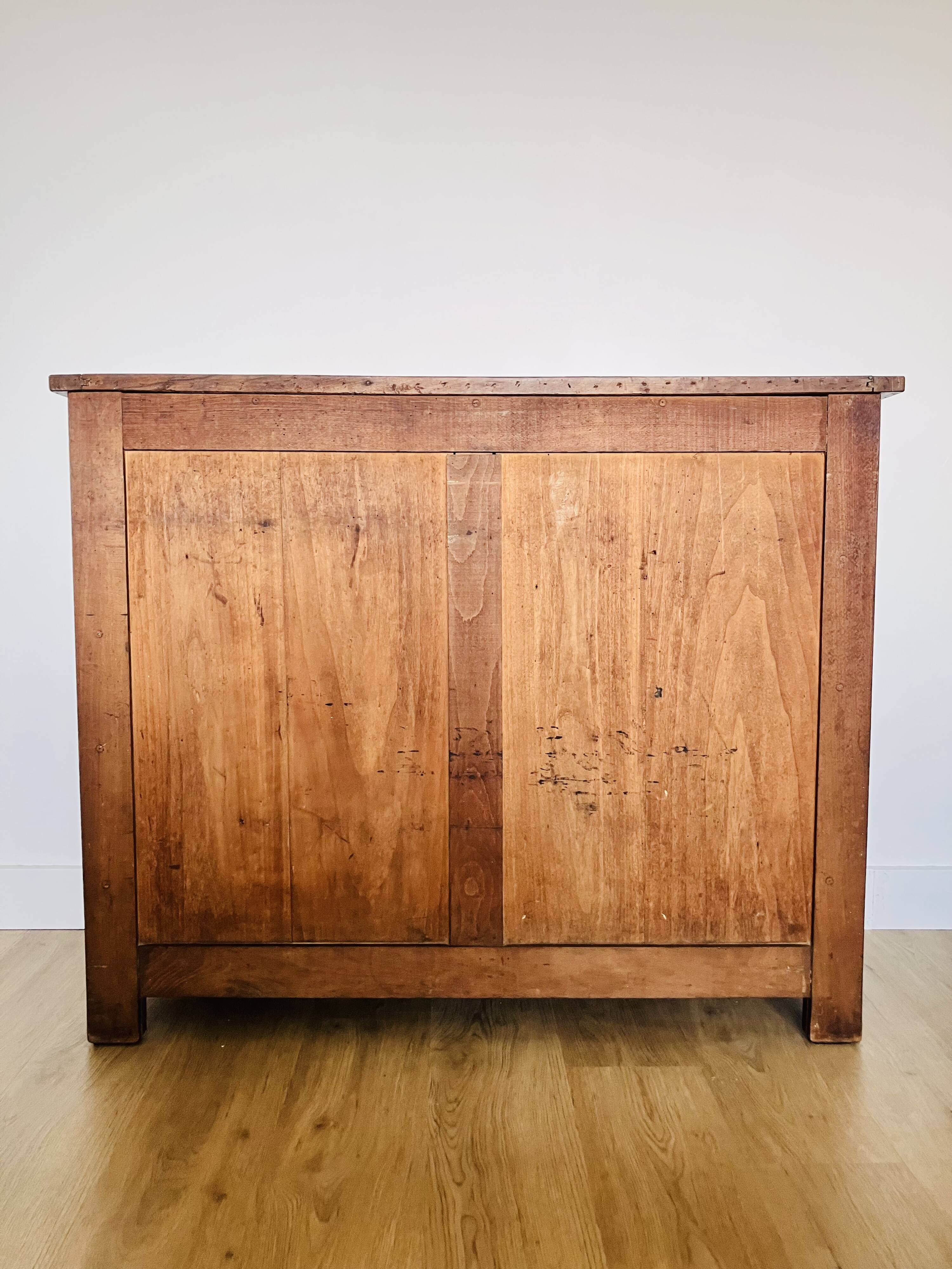 Antique solid wood chest of drawers