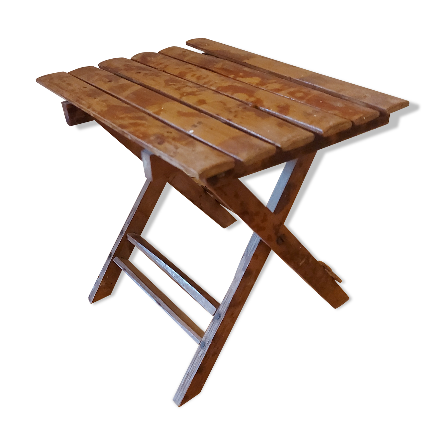 Vintage children's folding stool