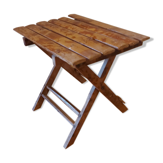 Vintage children's folding stool