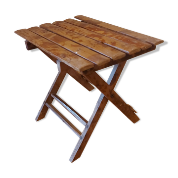 Vintage children's folding stool