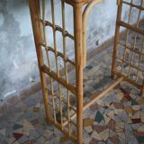 Vintage rattan shelf