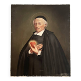 Large portrait of Saint John Eudes, oil on canvas, 19th century