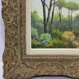 A. ledieu - oil on canvas saint raphael