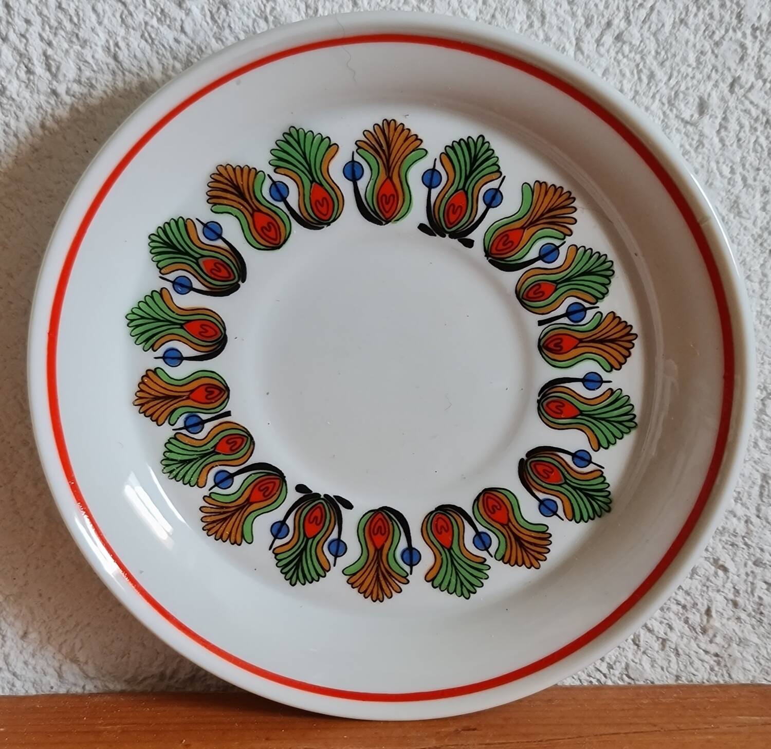 Hollóháza porcelain coffee service, Hungary 1970