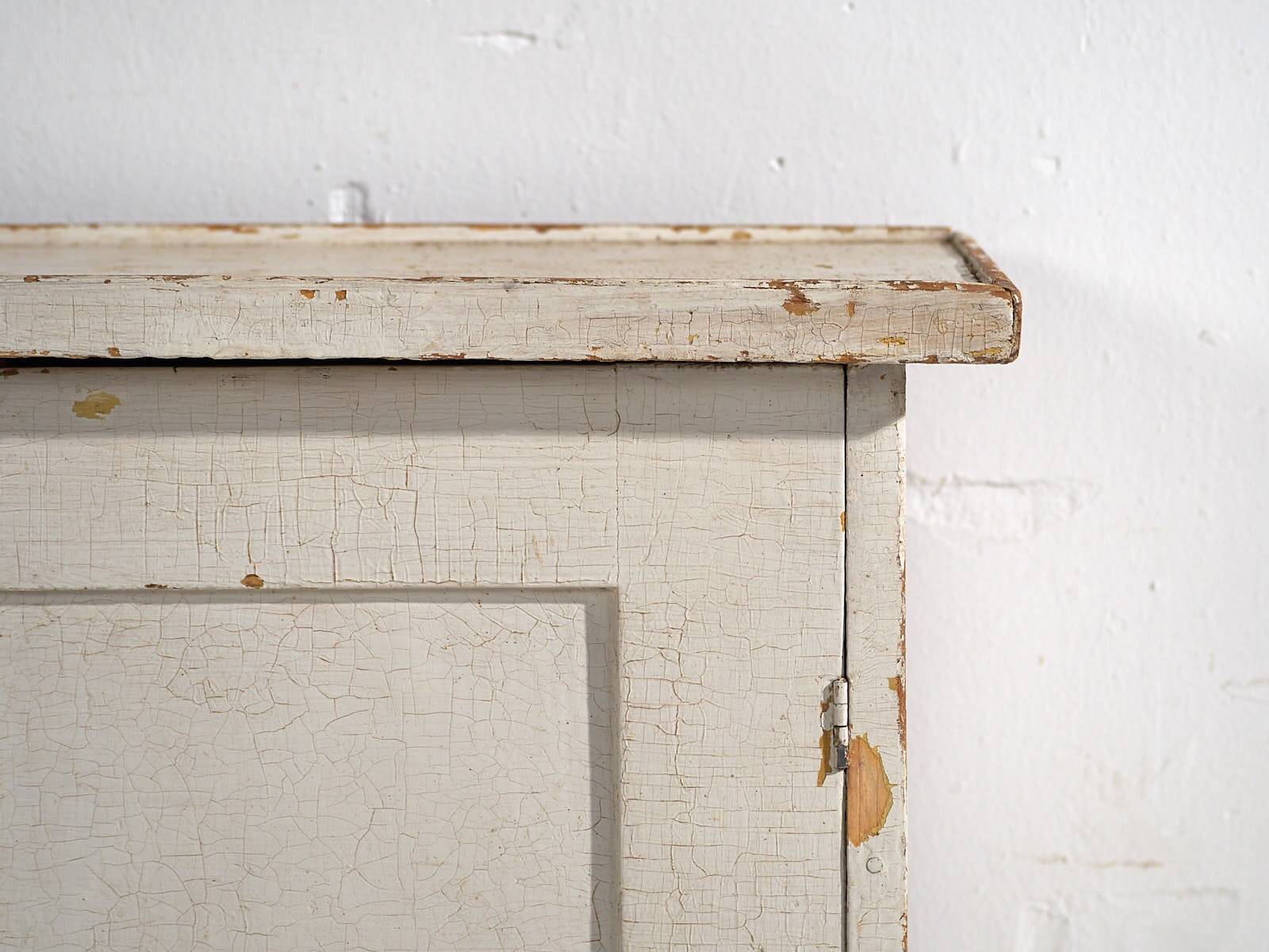 Ancienne petite armoire blanche (c.1900) #63
