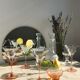 Set of 8  Luminarc Rosaline cocktail glasses