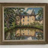 Old painting, oil on canvas.