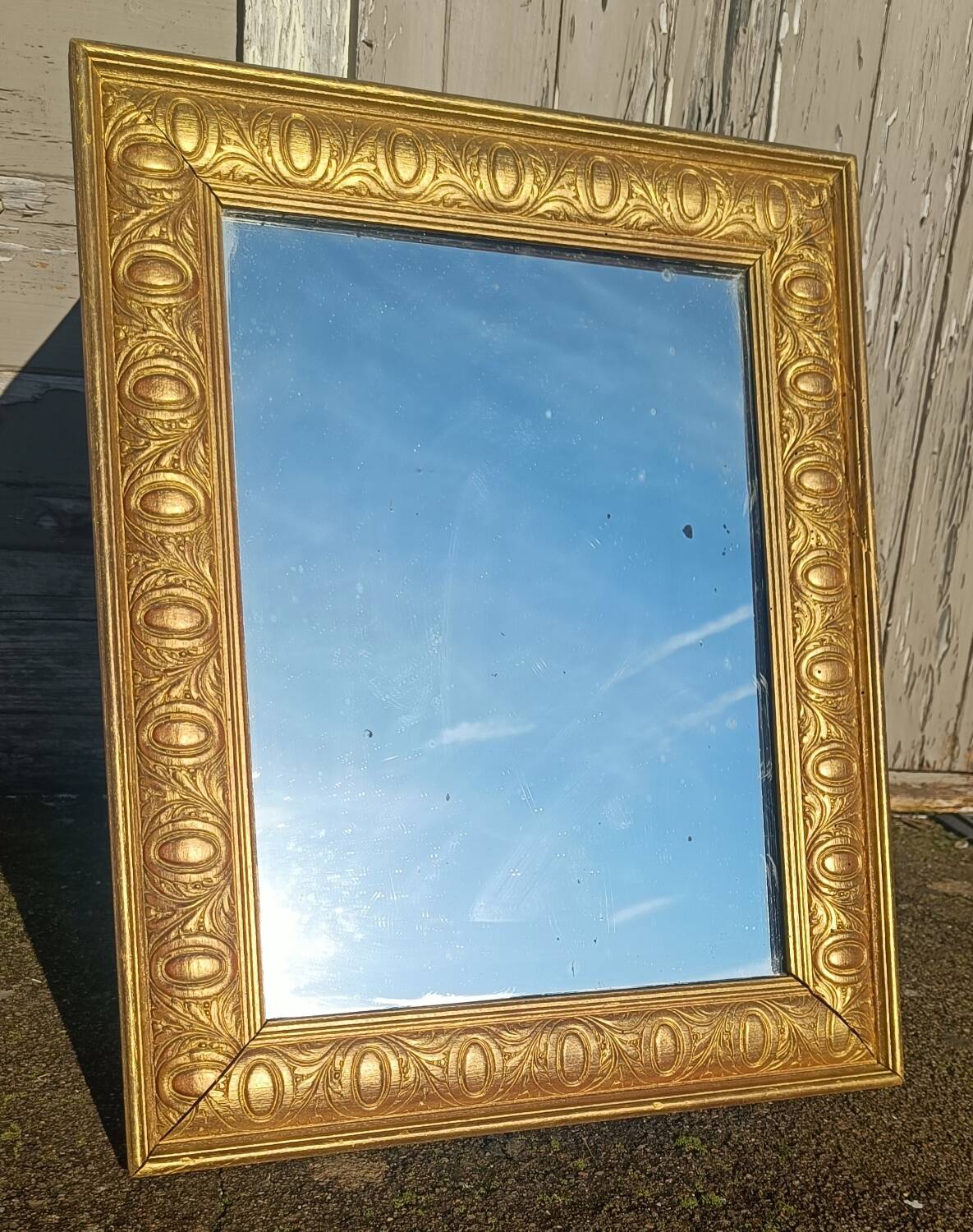 Antique gilded mirror