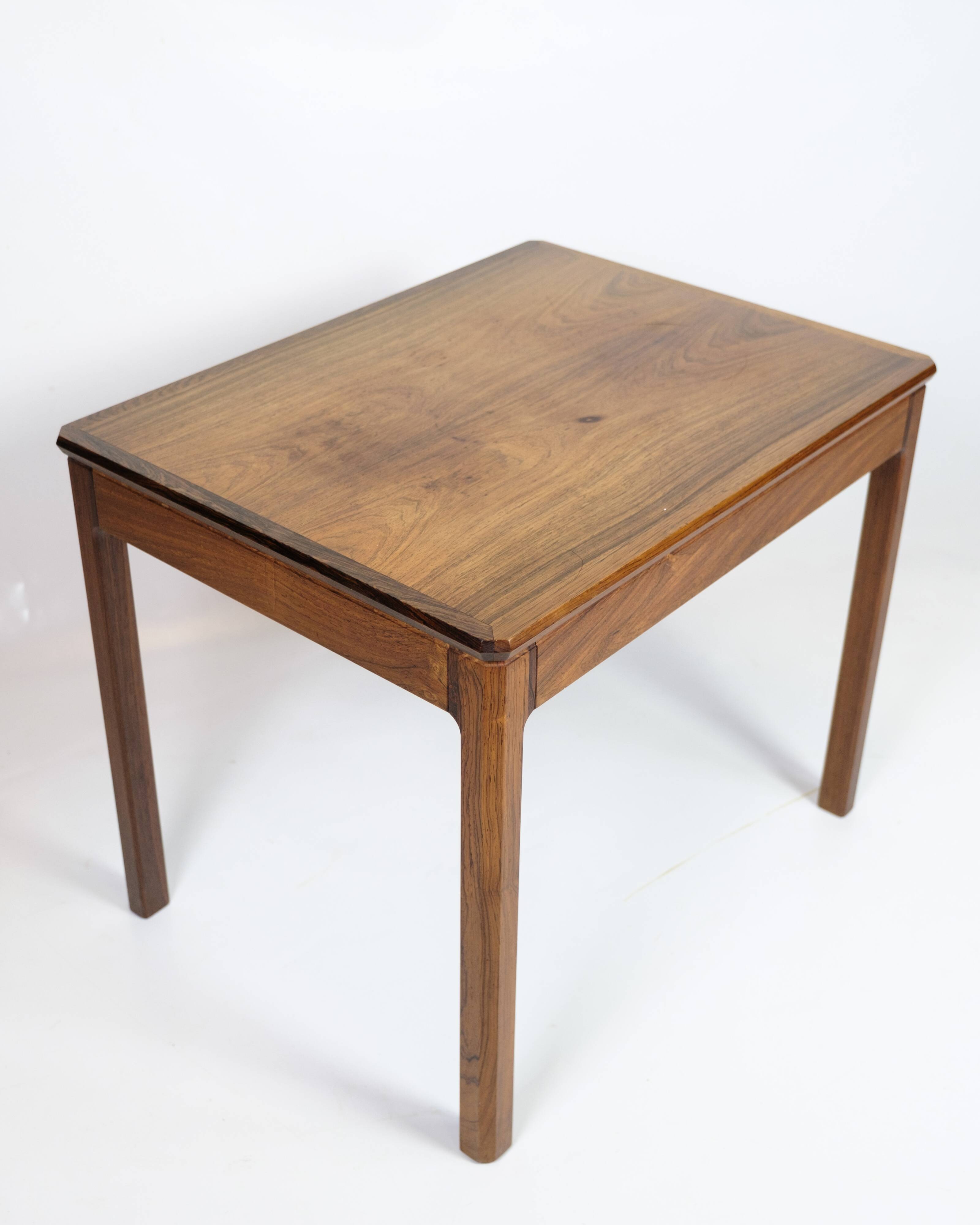 Table d'appoint en palissandre, Danemark années 1960