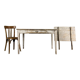 Farmhouse table with extension