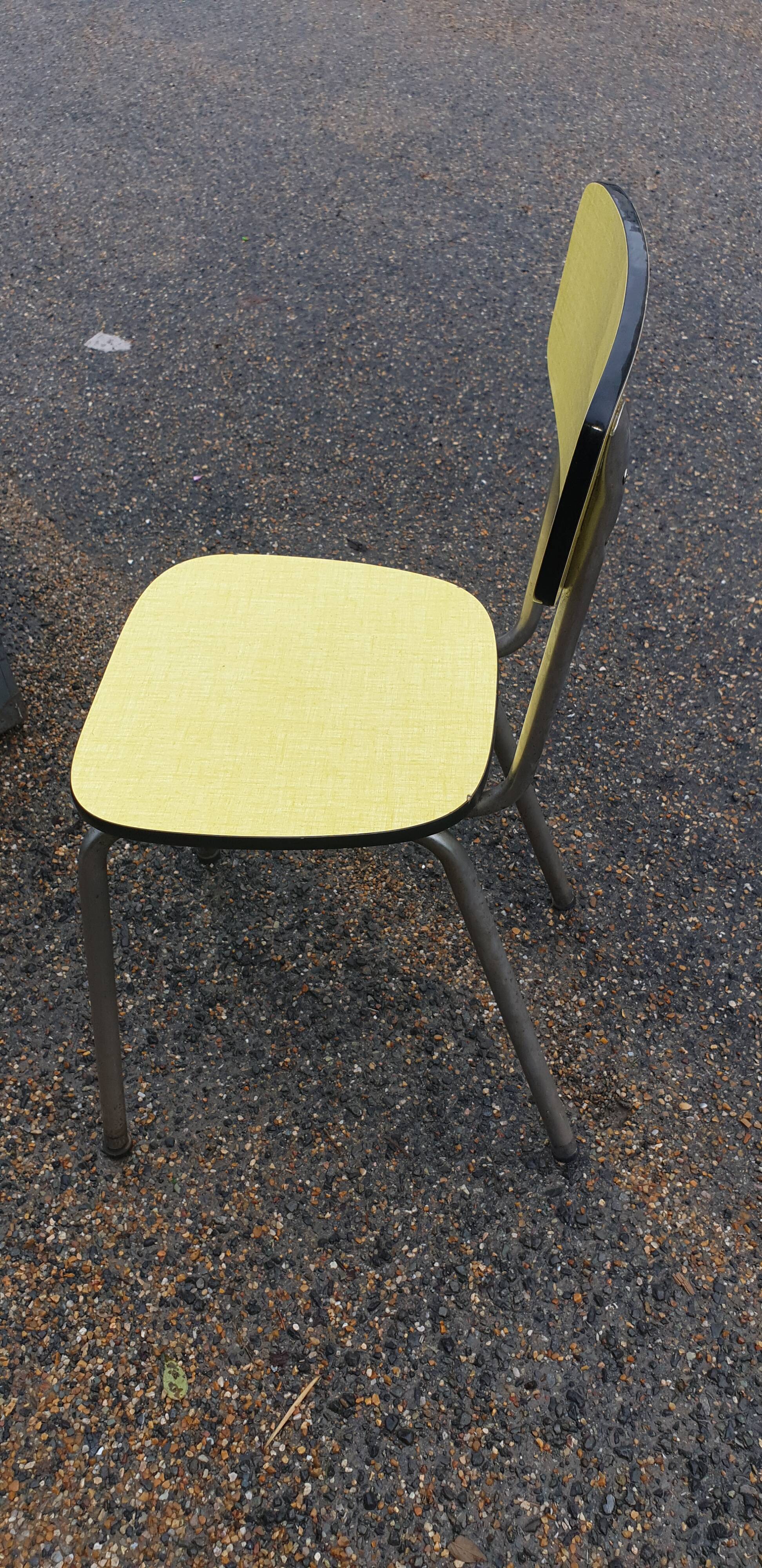Canary formica chair