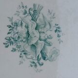Paire d'assiettes terre de fer Gien