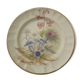 Decor plate Anne Ehret Jura Ranrupt diam 25 cm