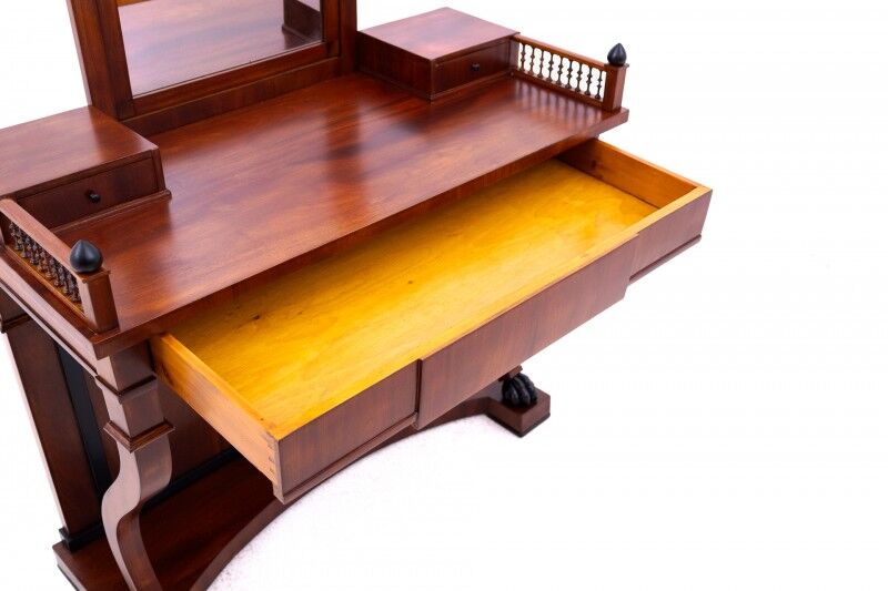 Antique dressing table from Northern Europe, circa 1880. After renovation.