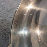 Christofle Rubans Louis XVI silver plated soup ladle, goldsmith, 32.8cm