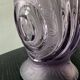 Art Deco vase Brockwitz-Germany in violet glass, signed.