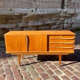 1960s teak Scandinavian enfilade style