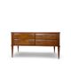 Une commode italienne vintage de style moderne du milieu du siècle