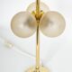 Pair of large brass table lamps by Kaiser, Germany, 1970s.