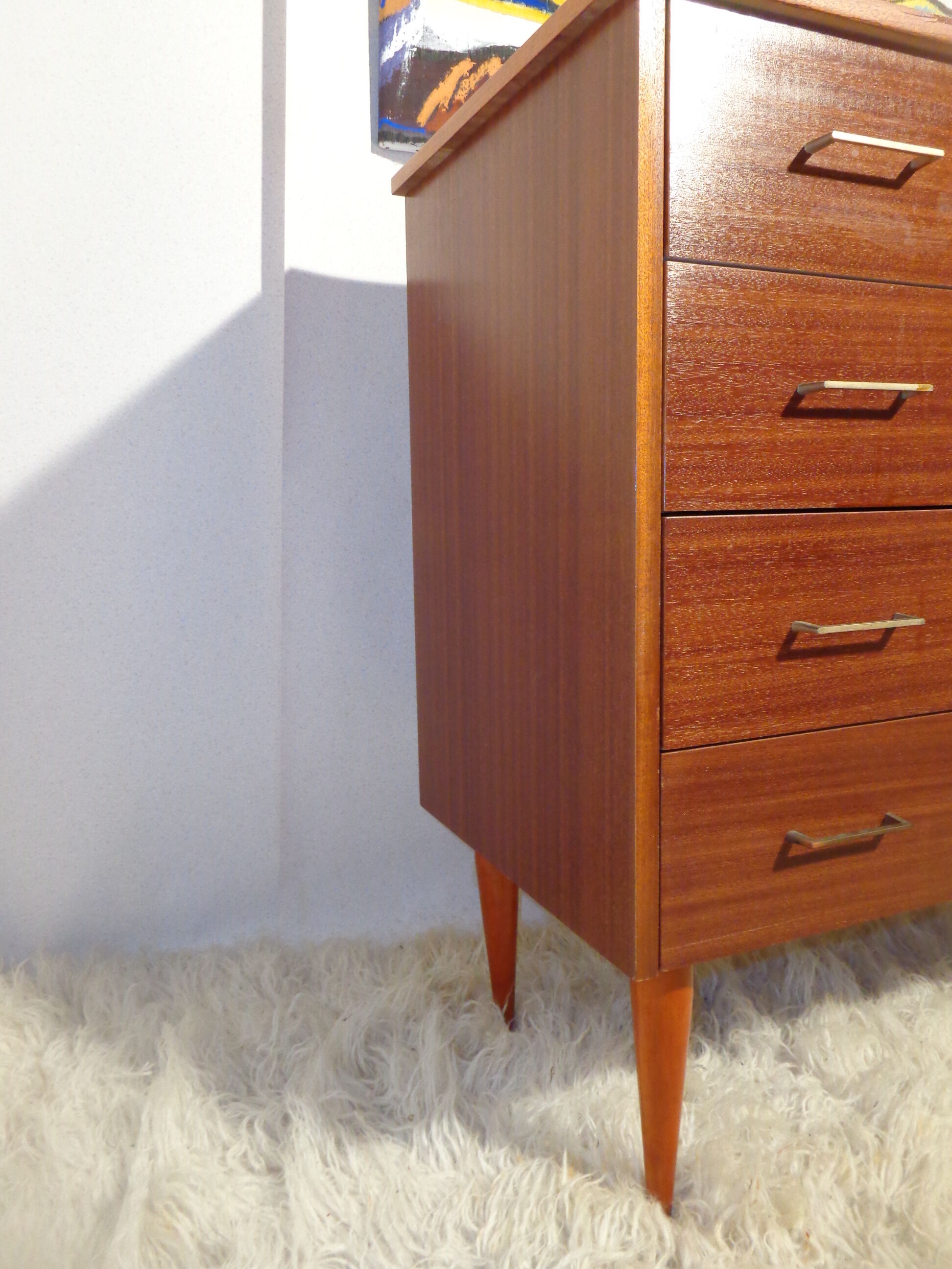 Chest of drawers vintage 60s teak