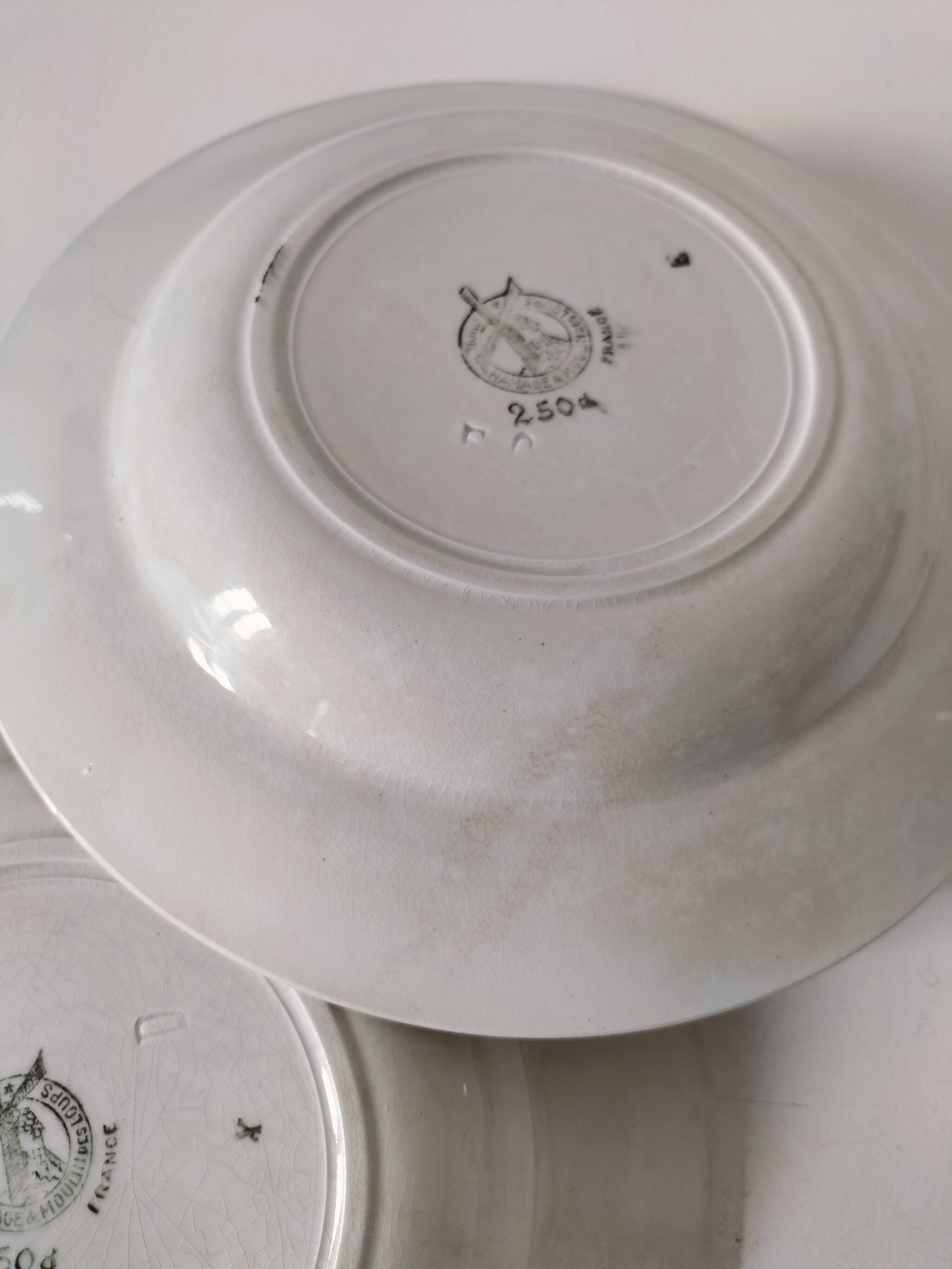 Hamage & Moulin des Loups soup plate duo Model 2508