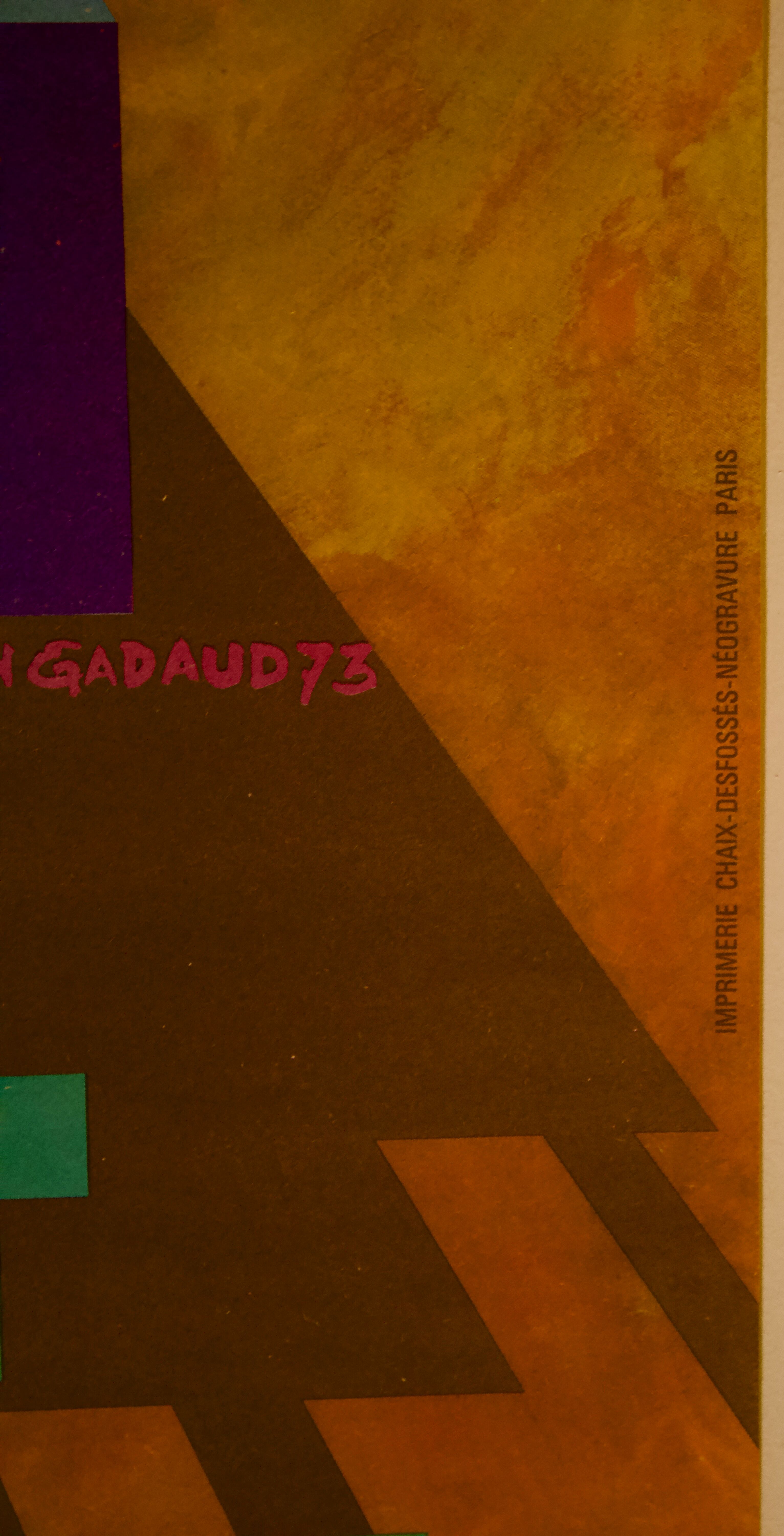 Jean Gadaud Poster, Credit National Loan for Industry 1973