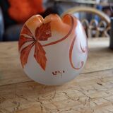 Ball vase signed Legras