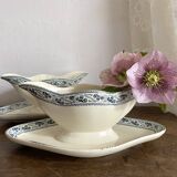 Choisy le roi "Champigny" iron clay sauceboats