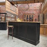 1920 solid oak bar counter