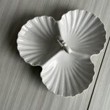 Plat 3 compartiments en porcelaine blanche