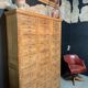 Oak notary clamshell furniture