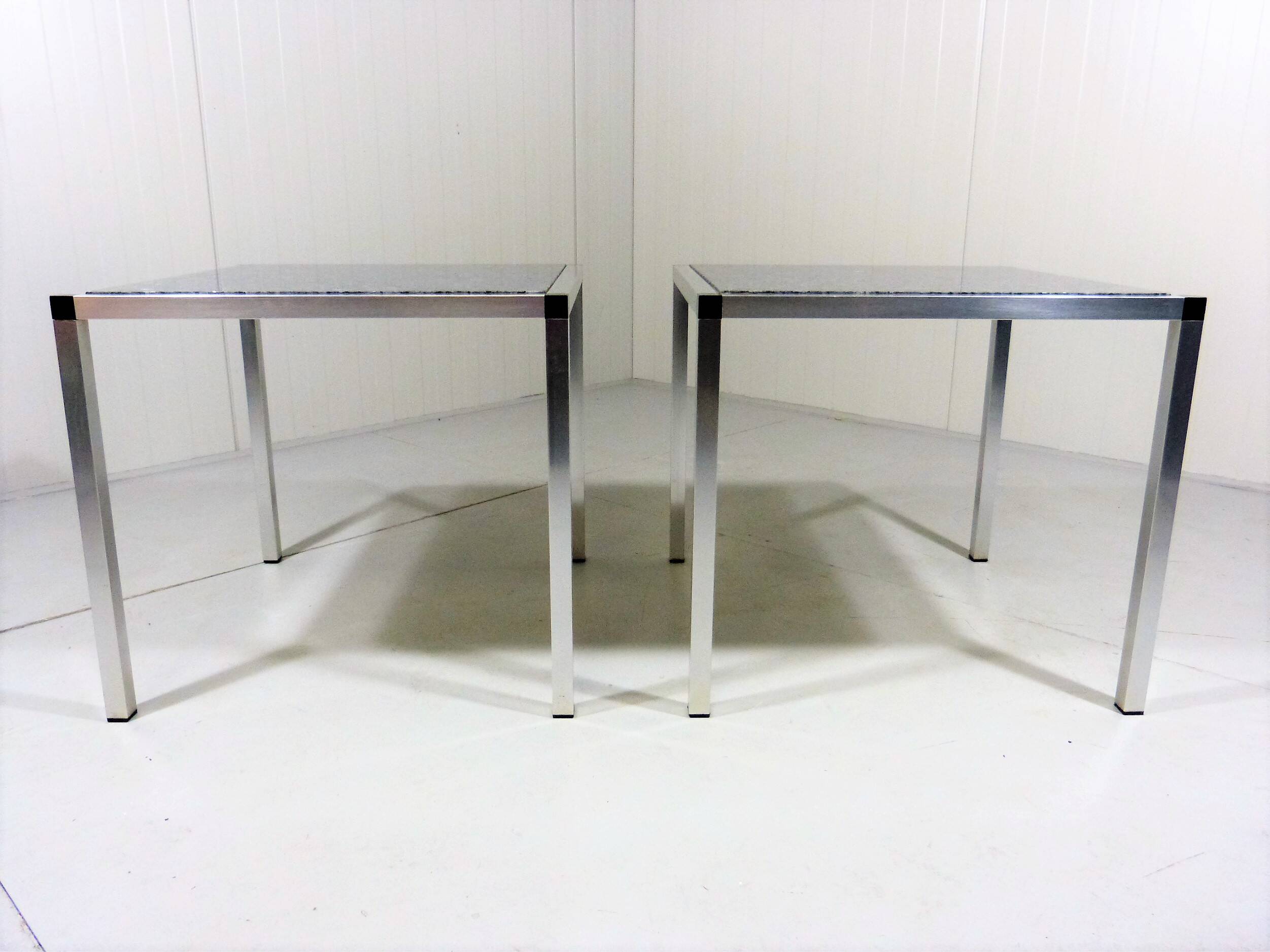 Granite side tables, 1970-80’s