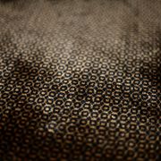 Foam and velvet heater "amber", convertible, France, circa 1970.