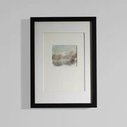 Peinture aquarelle abstraite vintage dans des teintes claires.