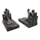 Maurice Frecourt Art Deco Bookends, circa 1925