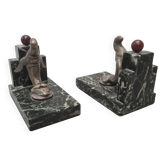 Maurice Frecourt Art Deco Bookends, circa 1925