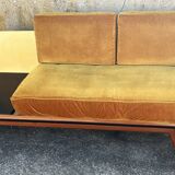 Daybed or two-seater sofa, shelf designed by Maison Sergalot, Paris, 1957