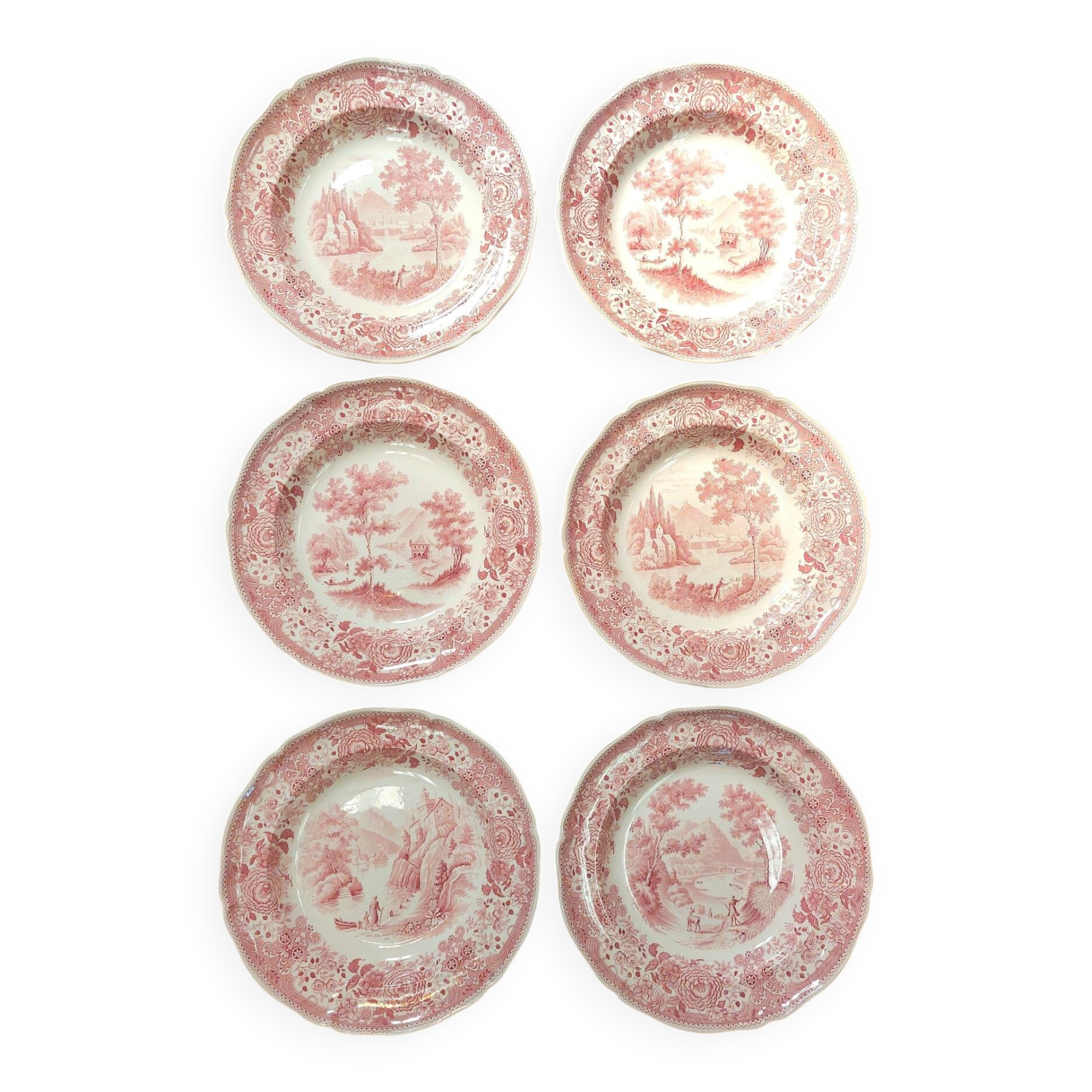 Set of 6 deep plates Villeroy & Boch