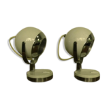 Pair of lamps Eyeball years 70