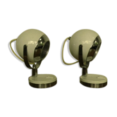 Pair of lamps Eyeball years 70