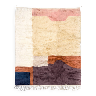 Colorful Moroccan Berber rug, M'rirt, 2.55x2.16m