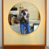 Scandinavian mirror backlit - 60s 79x96cm