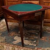 Mahogany game table console from the Napoleon III period