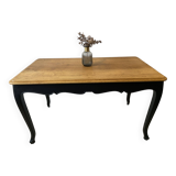 Regency style table in solid oak