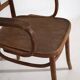 Ancienne chaise de bureau en bois courbé (c.1920)