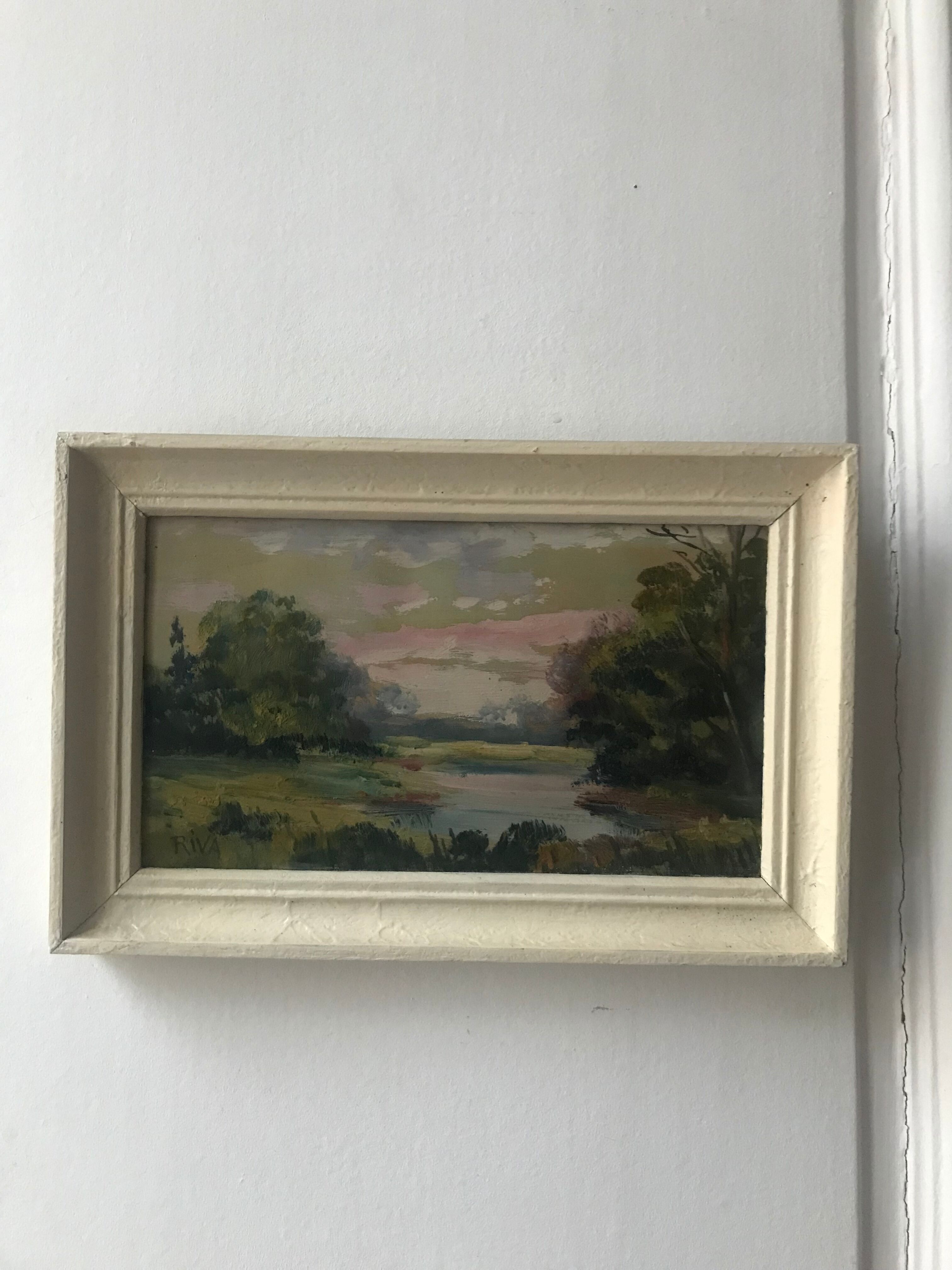 Ancient landscape oil