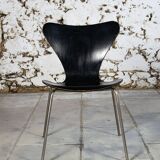 Black series 7 chair Arne Jacobsen for Fritz Hansen